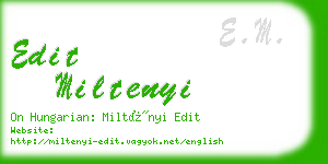 edit miltenyi business card
